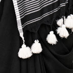 Black Mul Cotton Saree