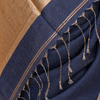 Grey Linen Silk Pre Stitched Saree